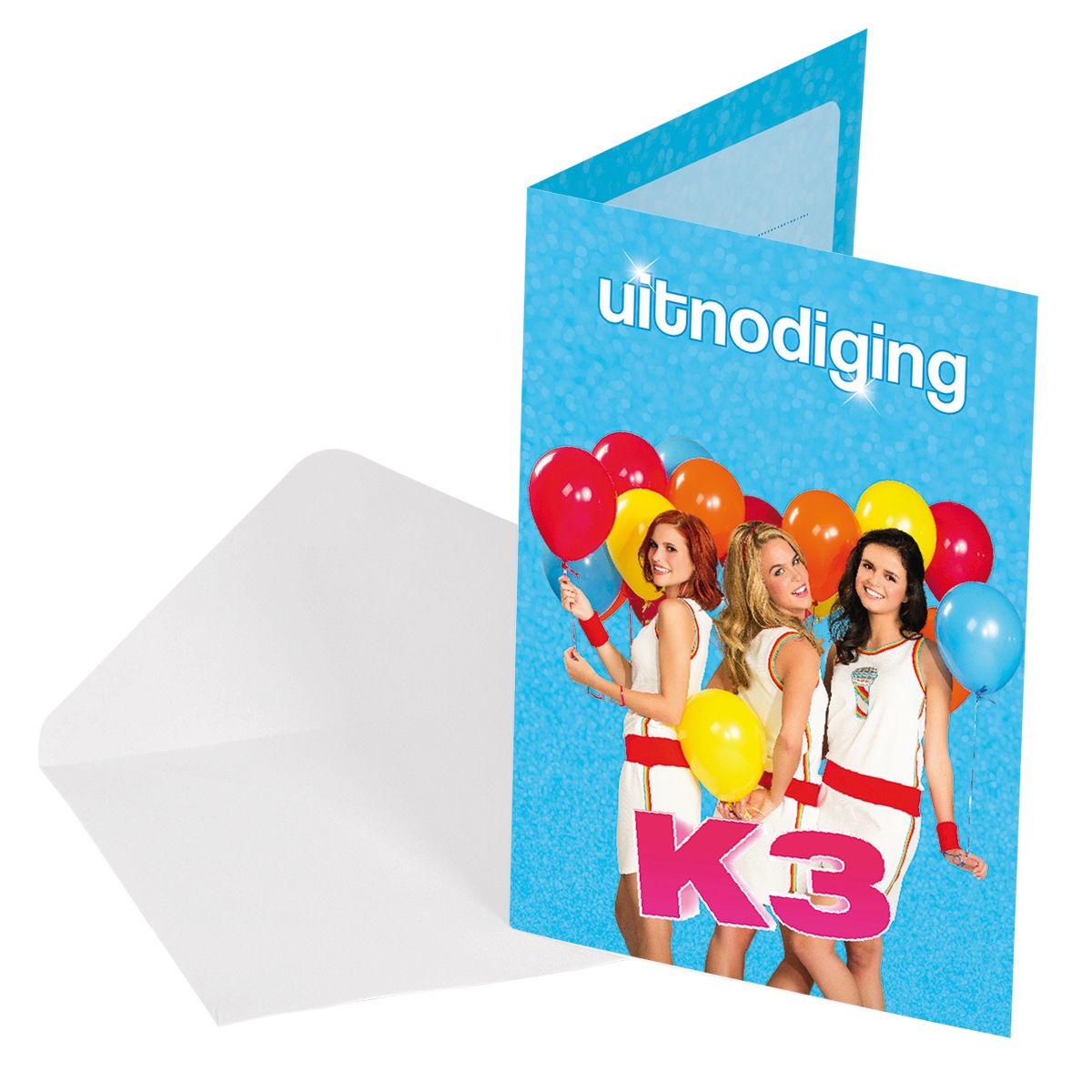 K3 uitnodigingskaarten 8 stuks