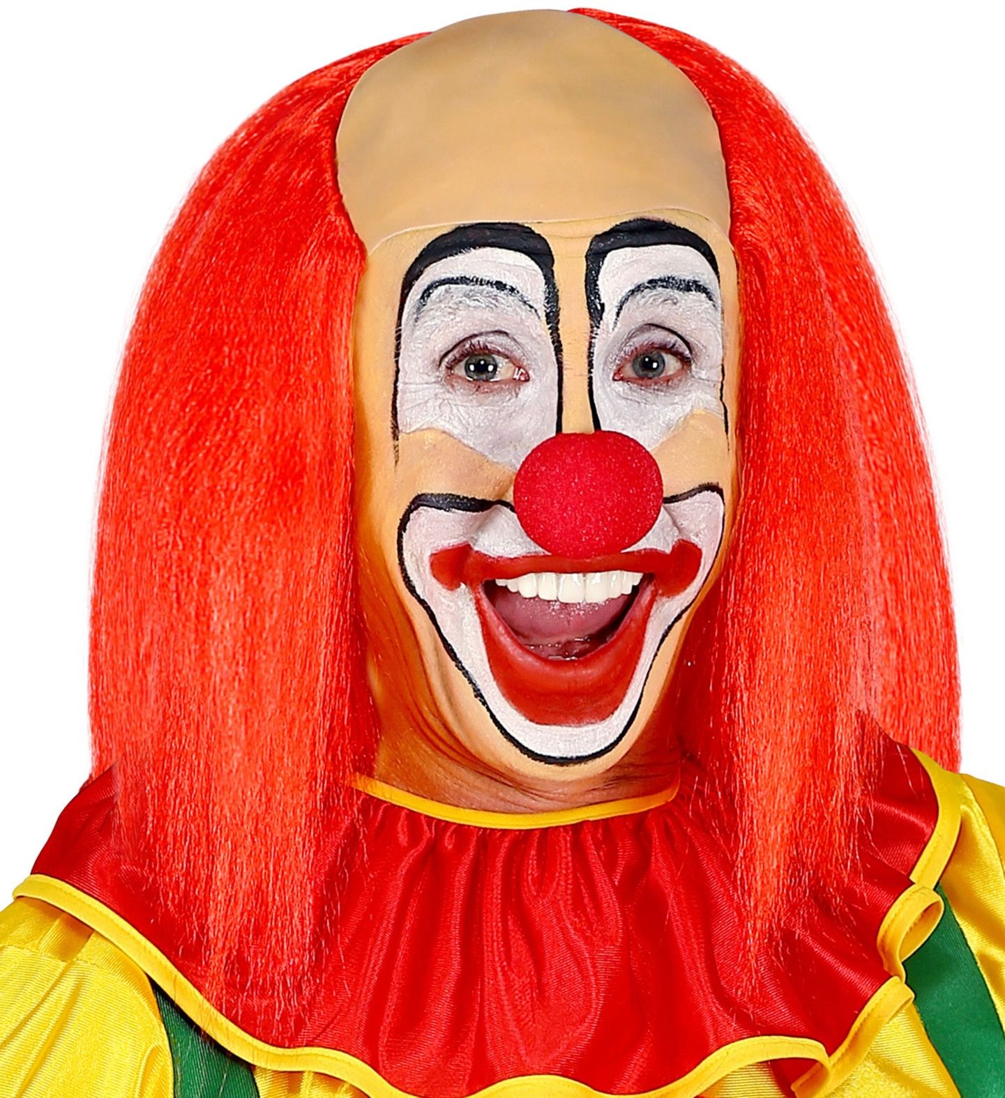 Kalende rode clownspruik