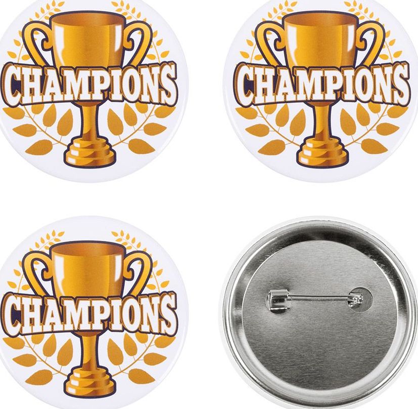 Kampioensfeest buttons champions