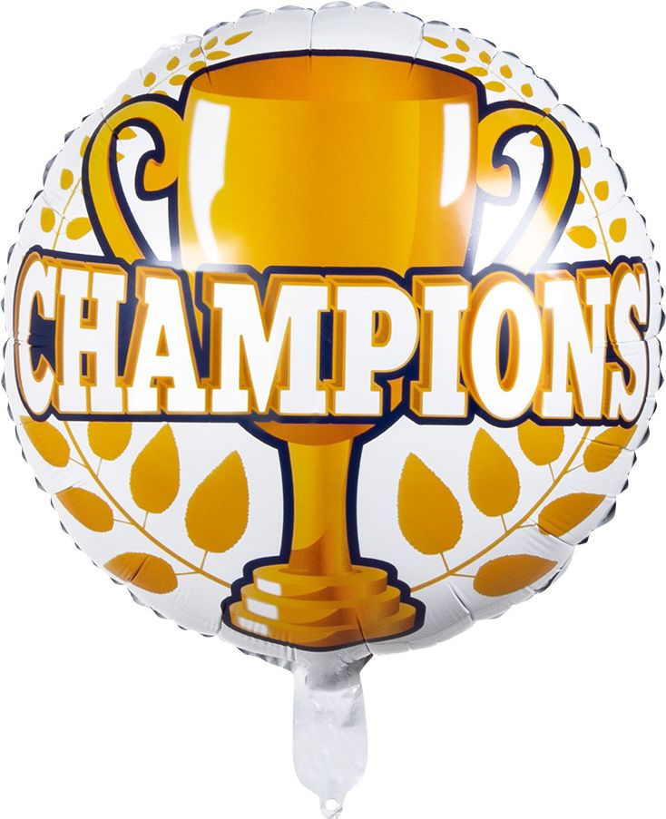Kampioensfeest folieballon champions