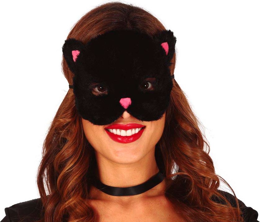 Kat masker pluche