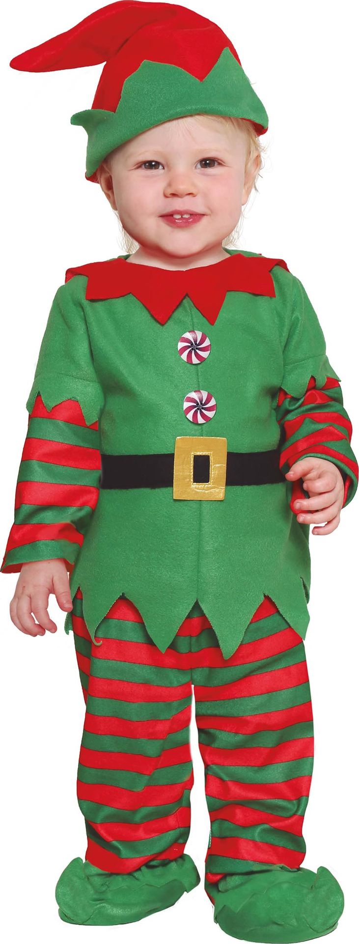 Kerst elfje kostuum baby