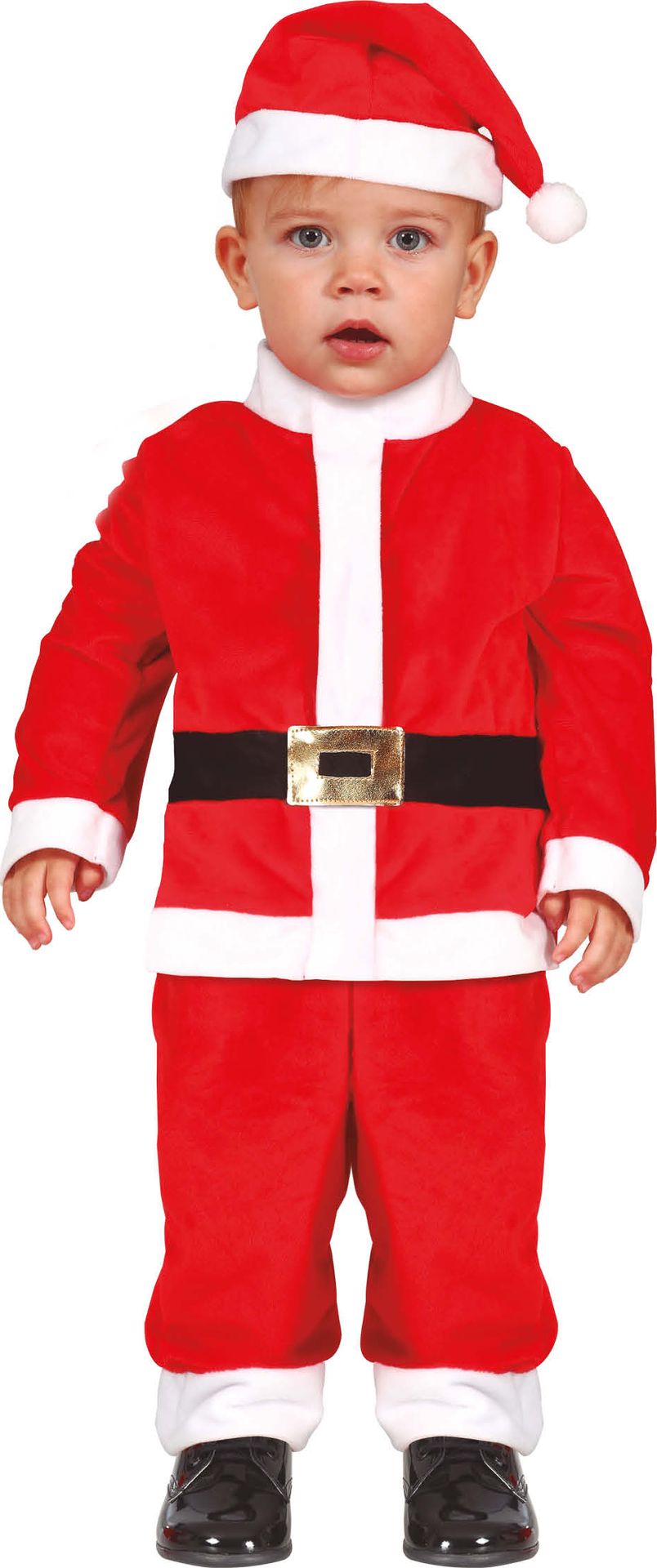 Kerst kostuum baby kleine kerstman
