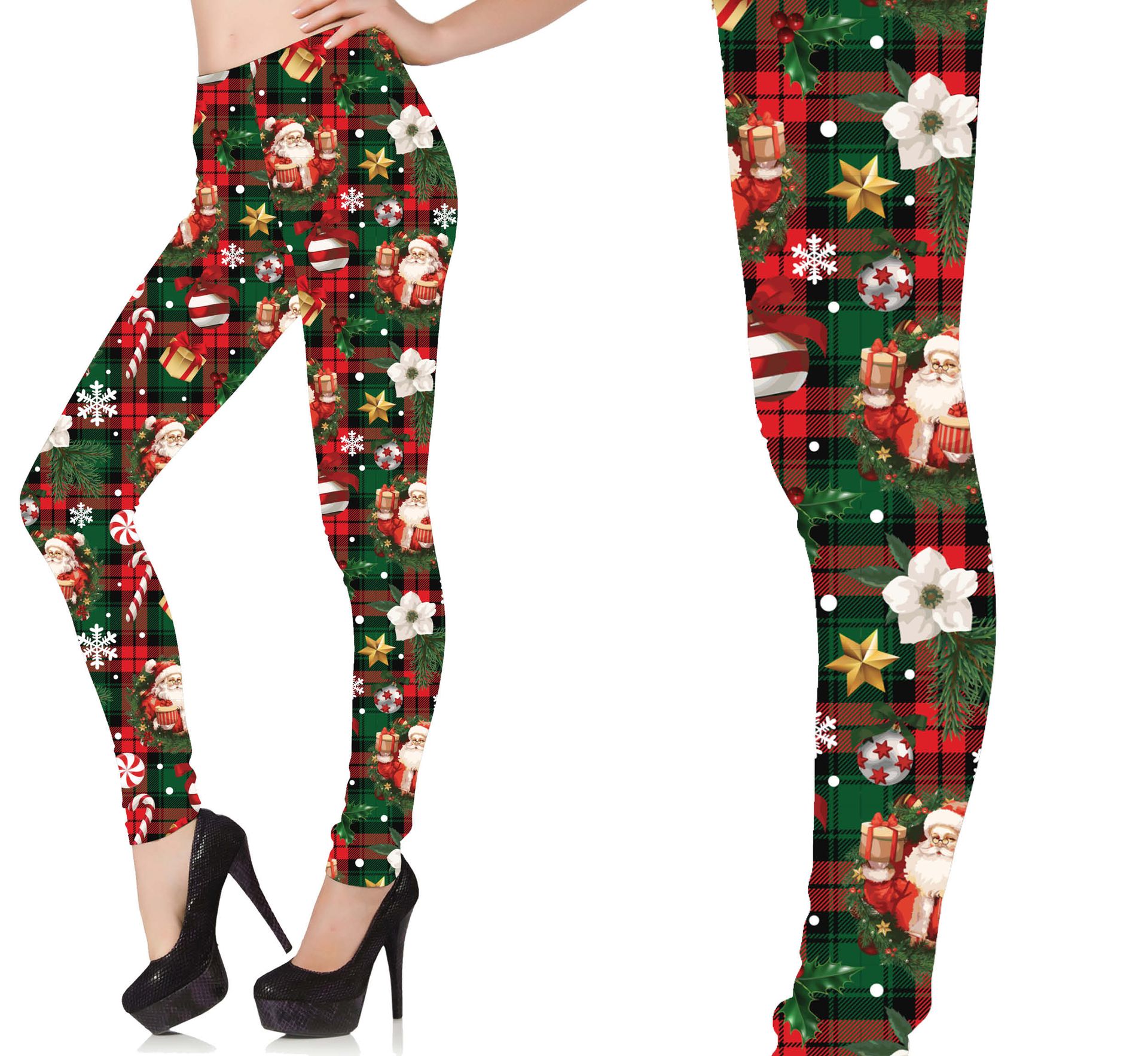 Kerstlegging schotse ruit dames fout