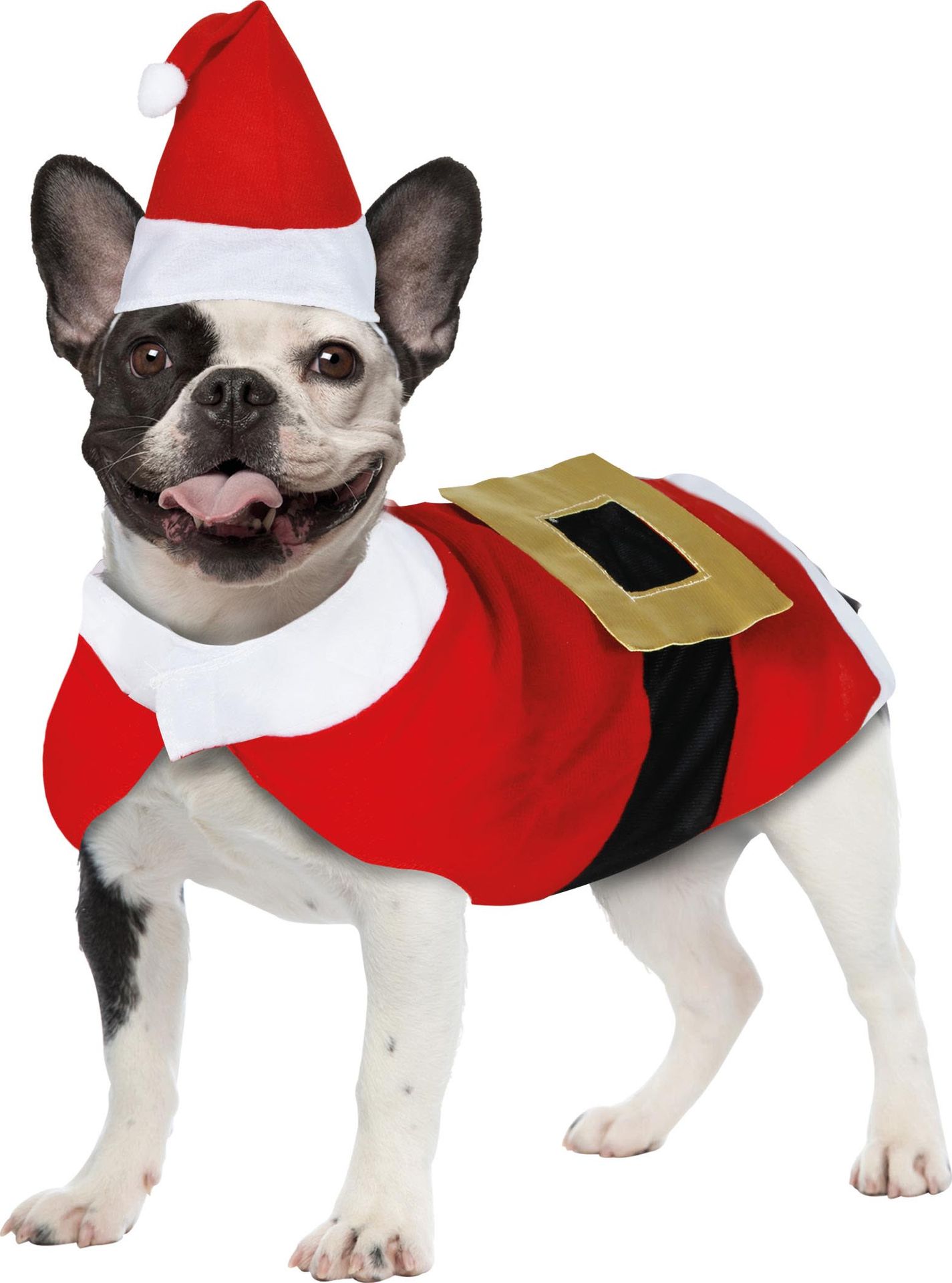 Kerstman kostuum voor honden