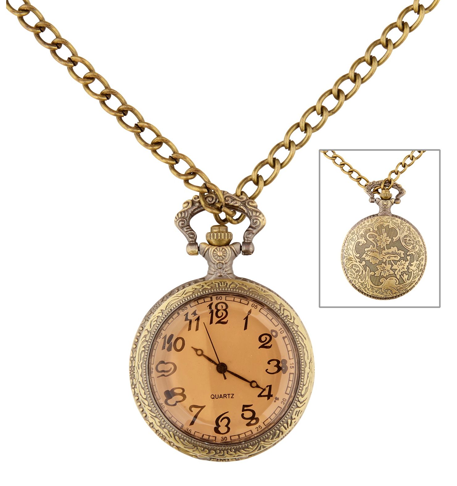 Ketting gouden zakhorloge