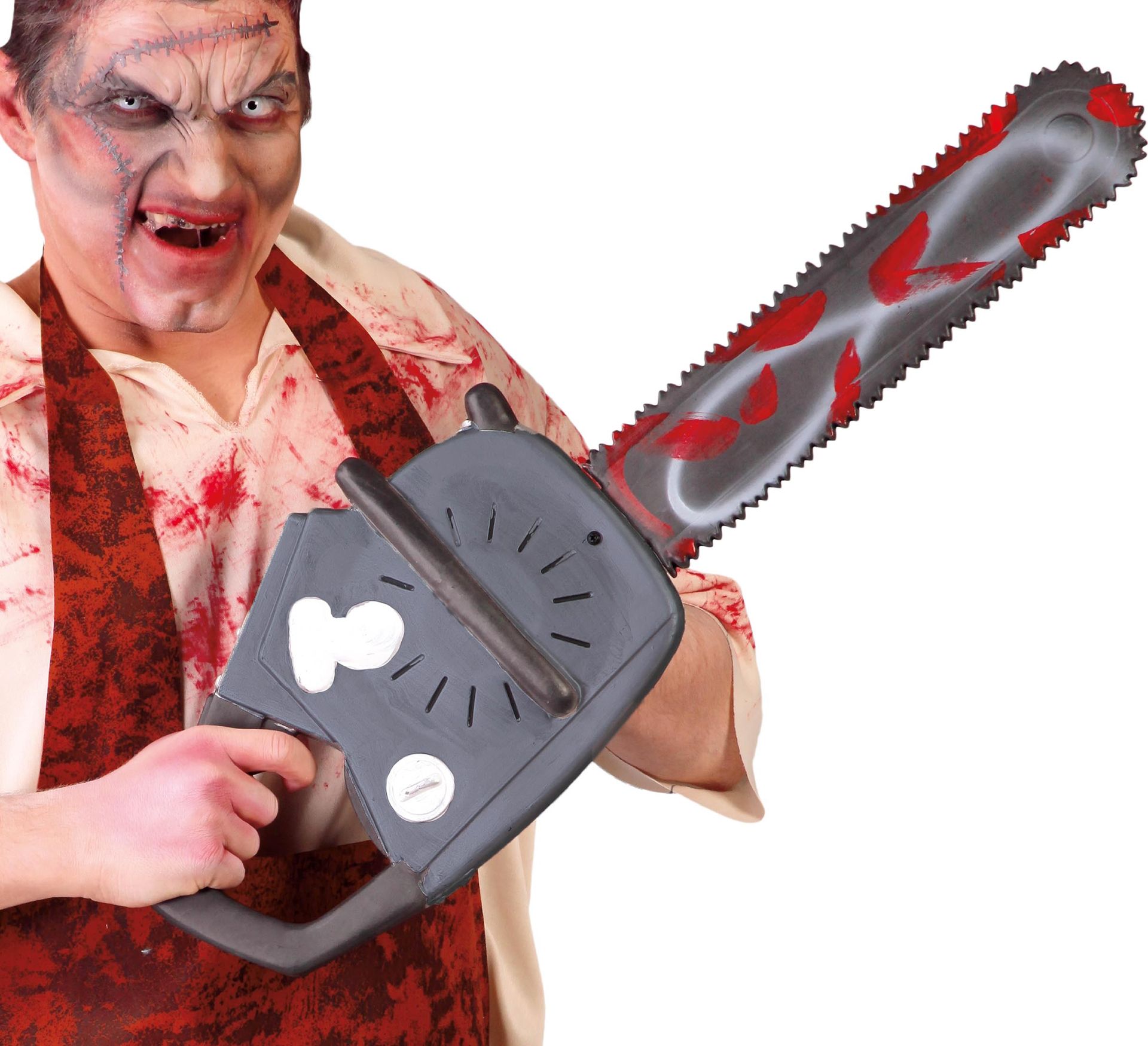 Kettingzaag met bloed Halloween