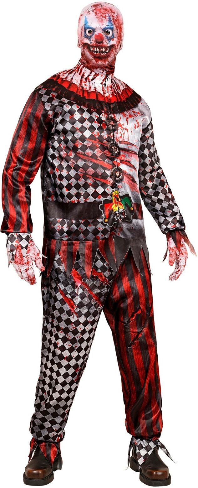 Killer Clown Halloween Kostuum Mannen