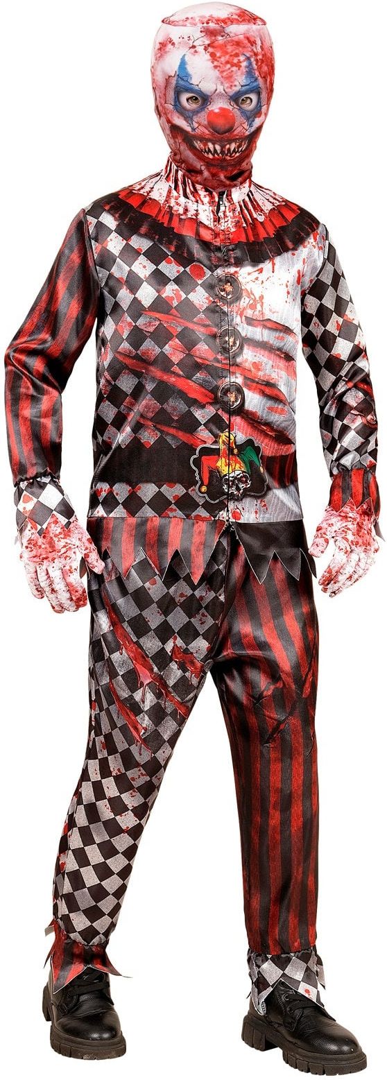 Killer Clown Halloween Outfit Jongens