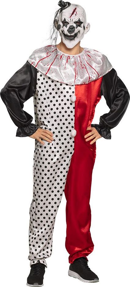 Killer clown jumpsuit halloween