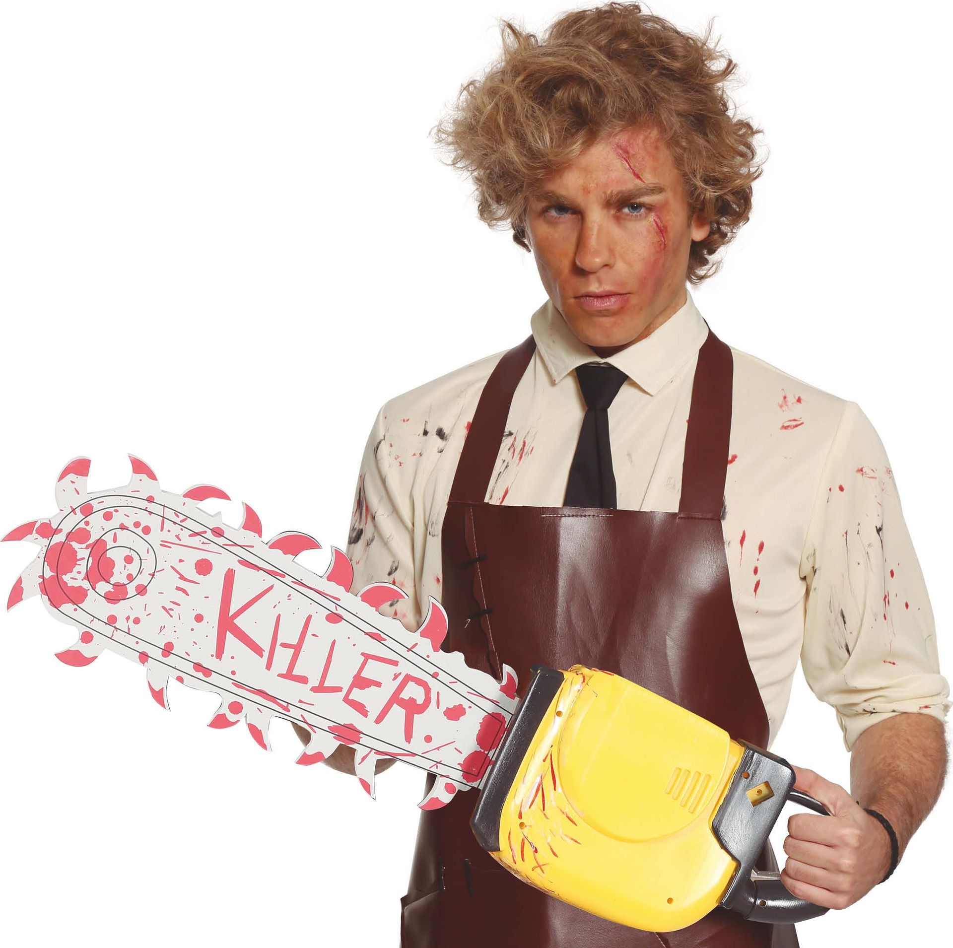 Killer kettingzaag met bloed halloween