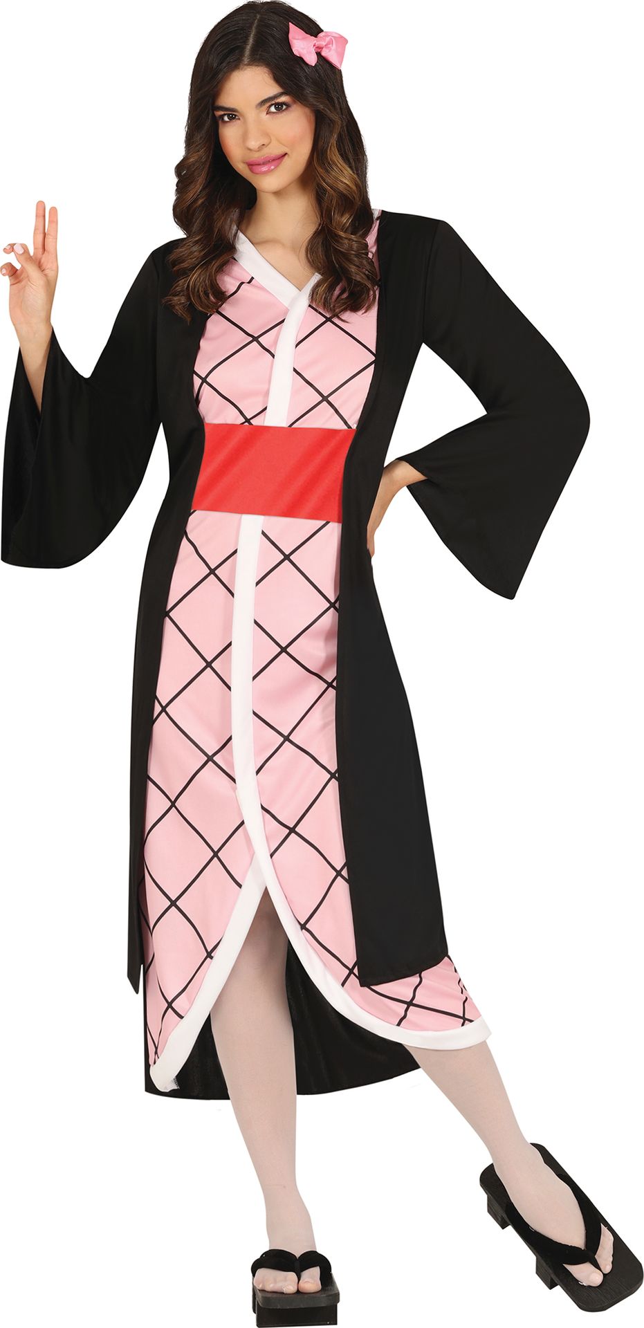 Kimono Roze Dames outfit