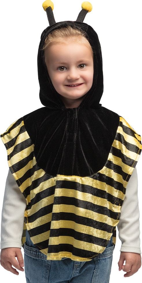 Kinder Poncho Honingbij