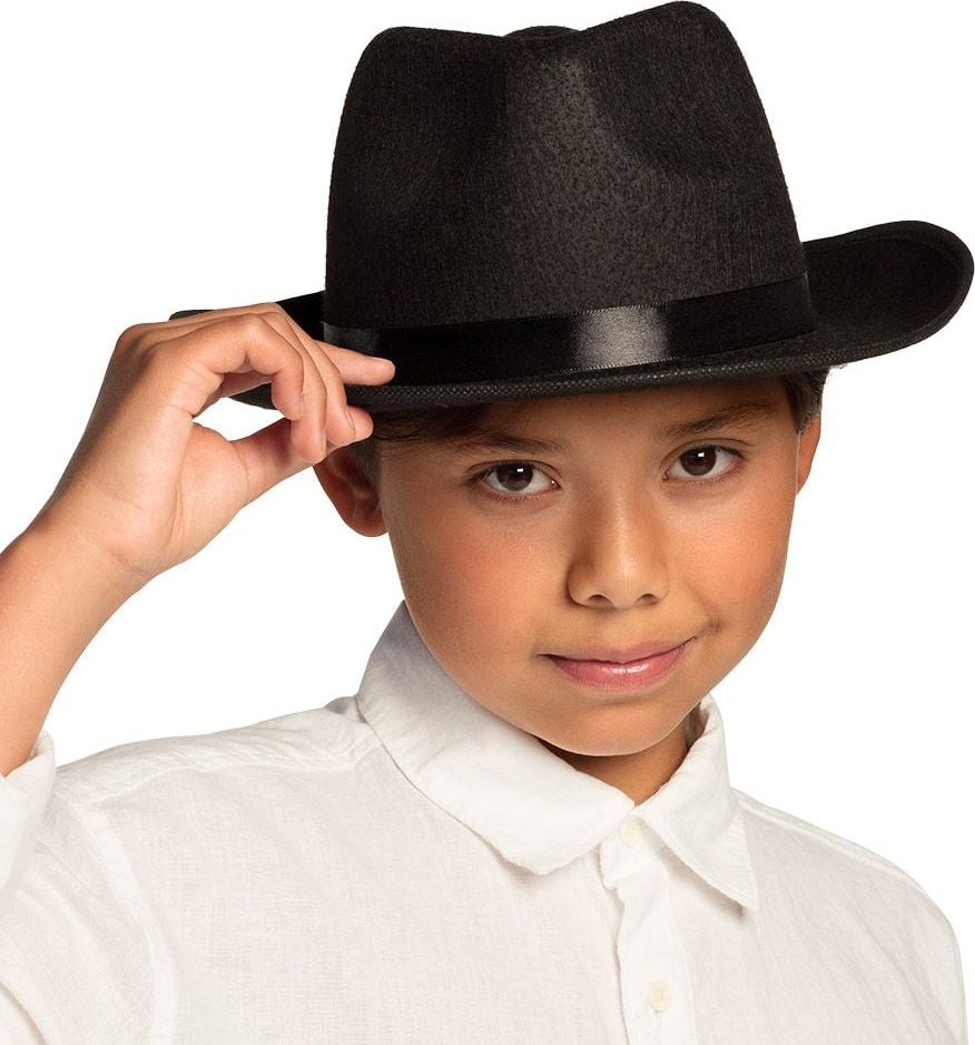 Kinderhoed maffia 20's flapper zwart