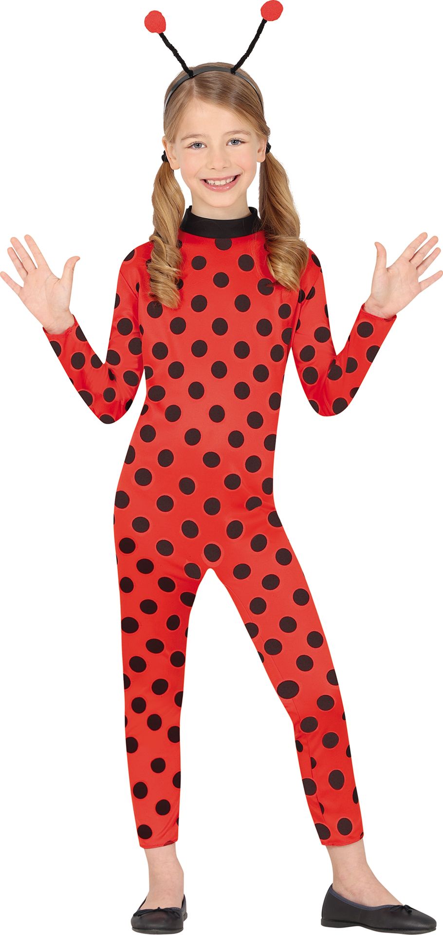 Kinderverkleedpak Lieveheersbeestje Rood/Zwart
