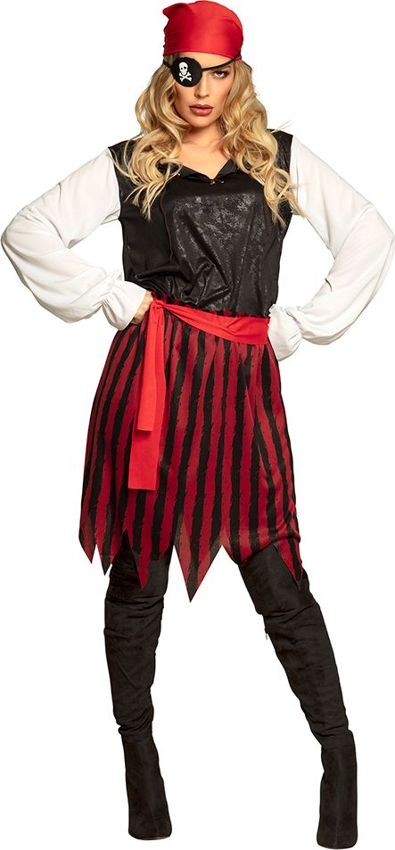Klassieke piraat outfit met accessoires dames