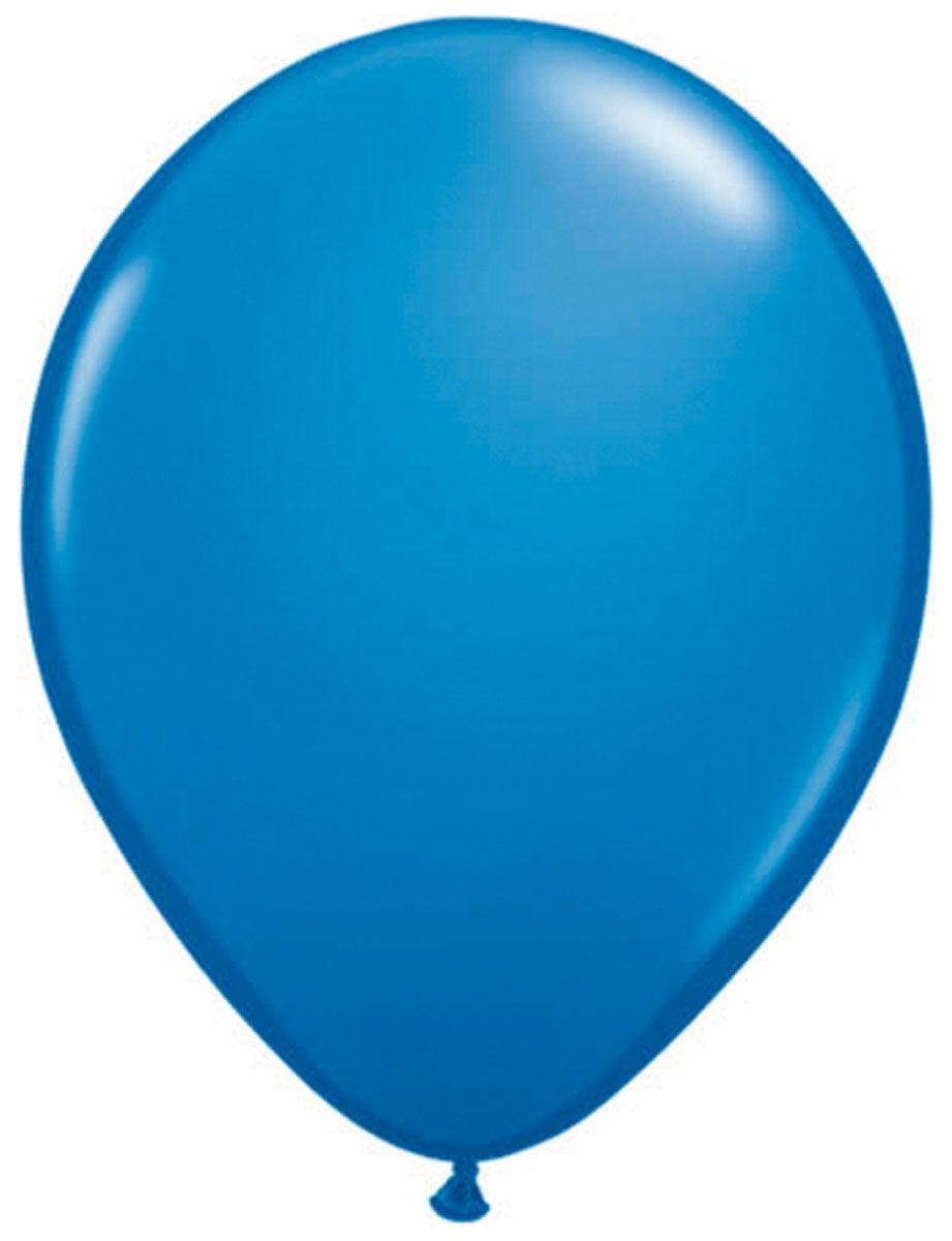 Kleine dark blue donkerblauwe basic ballonnen 100 stuks