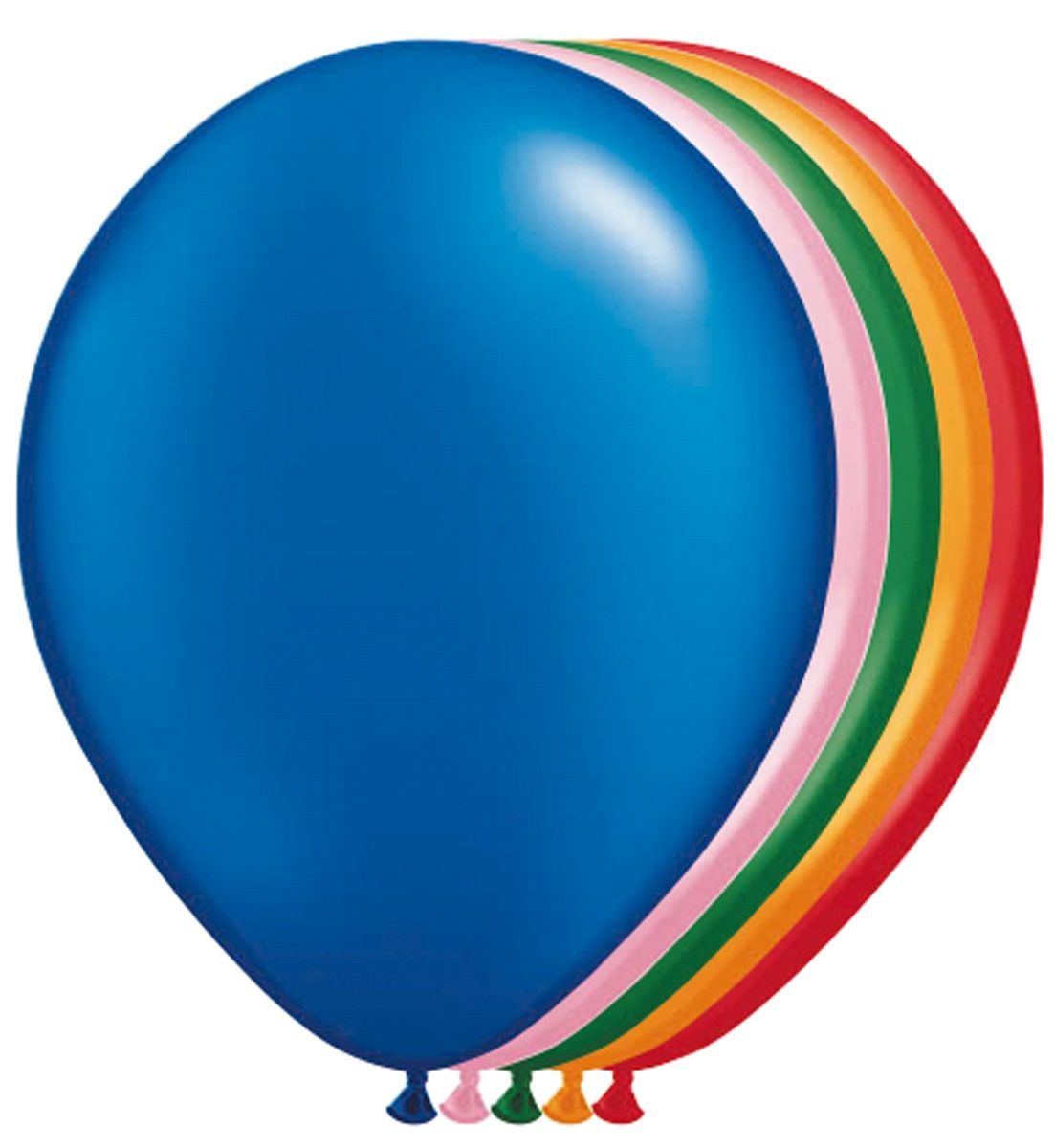 Kleine gekleurde feest ballonnen 100 stuks