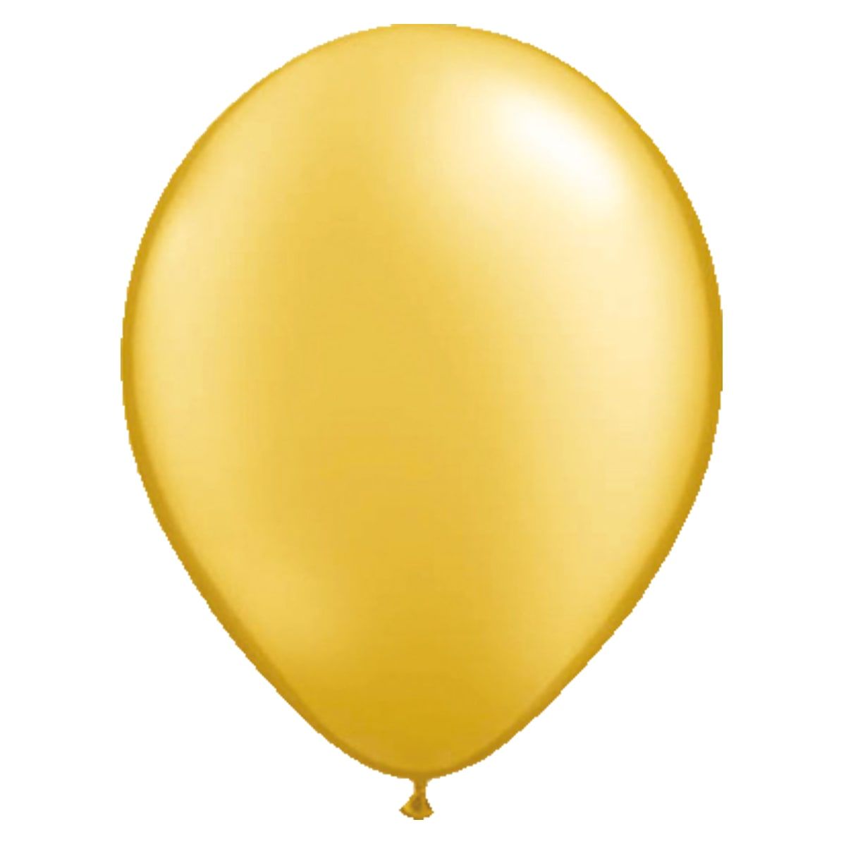 Kleine gouden metallic ballonnen 20 stuks