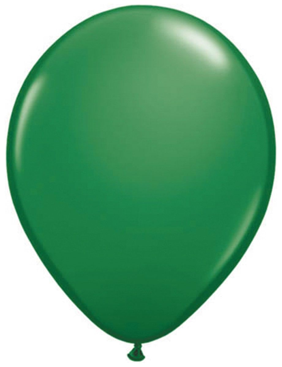 Kleine groene basic ballonnen 100 stuks