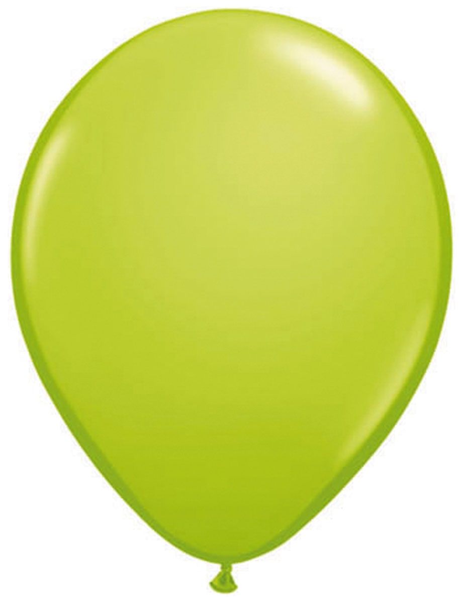 Kleine lime groen basic ballonnen 100 stuks