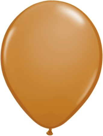 Kleine mokka bruine basic ballonnen 100 stuks