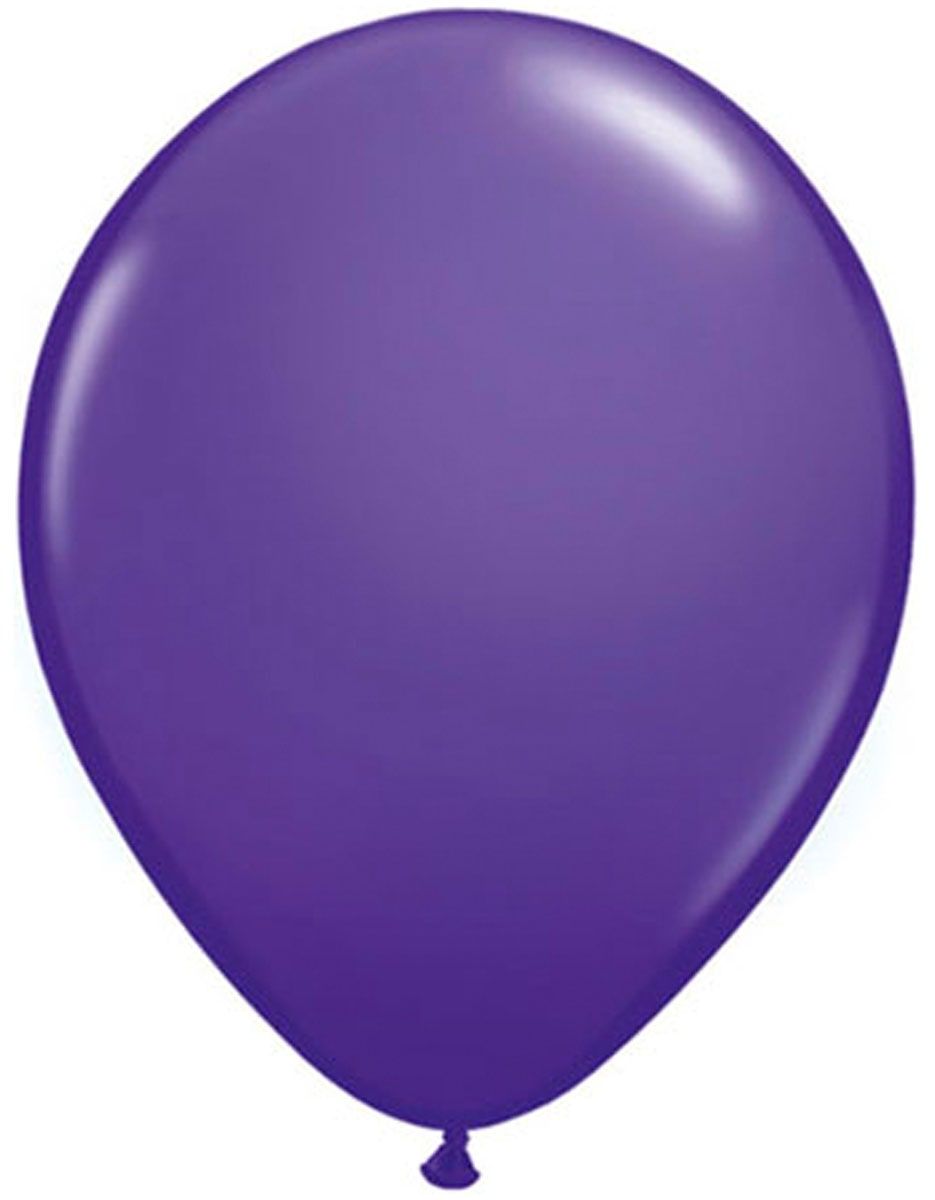 Kleine paarse violet ballonnen 100 stuks