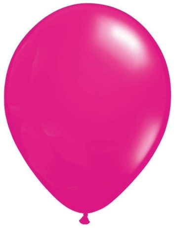 Kleine pearl magenta roze ballonnen 100 stuks