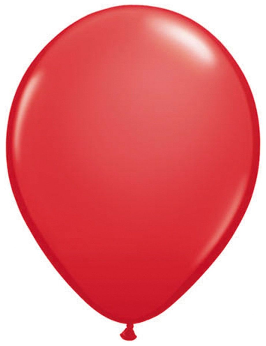 Kleine rode basic ballonnen 100 stuks