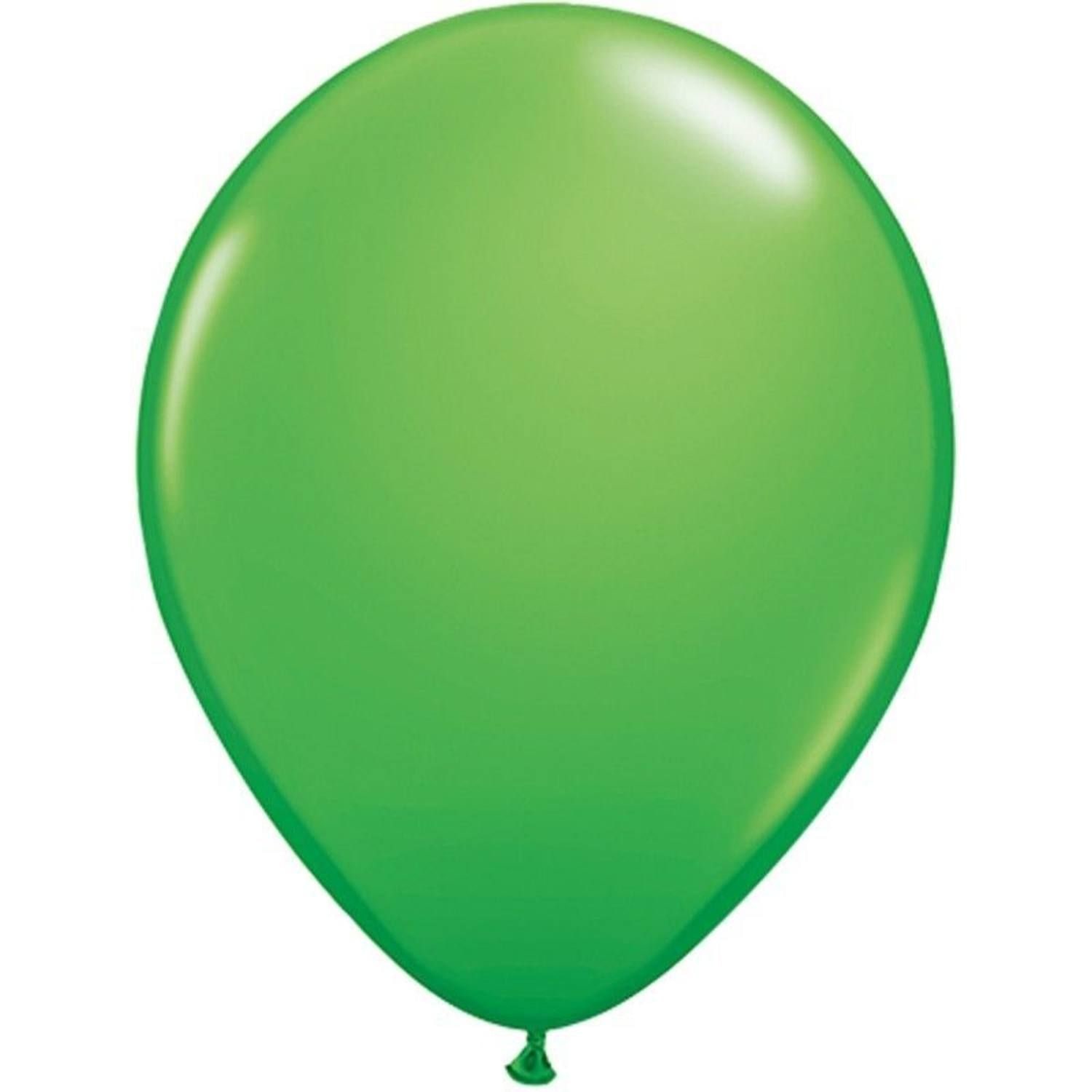 Kleine spring green groene ballonnen 100 stuks