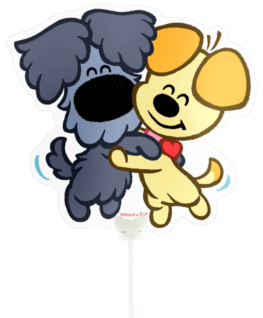 Kleine Woezel en Pip folieballon