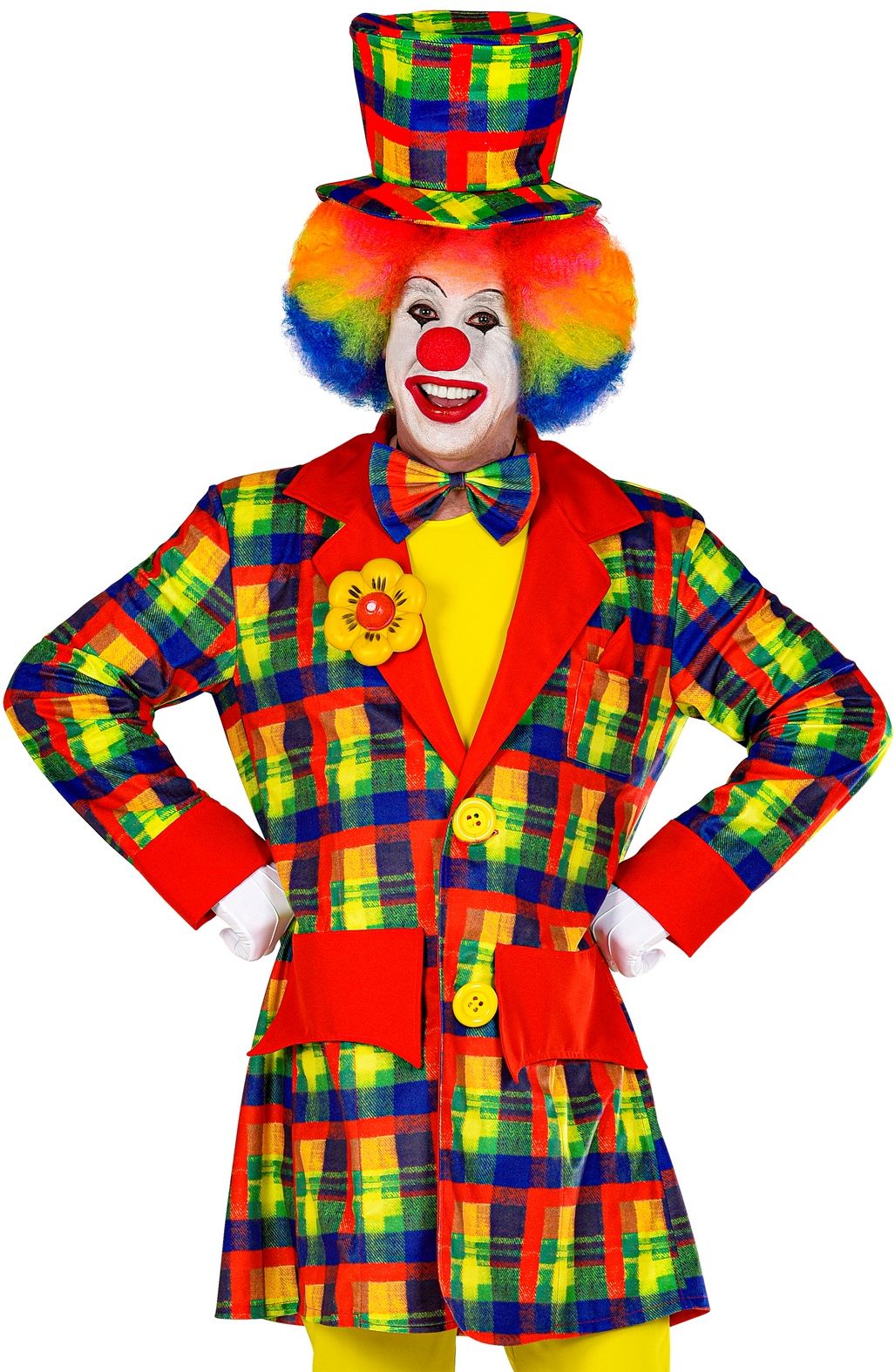 Kleurrijke clownsjas