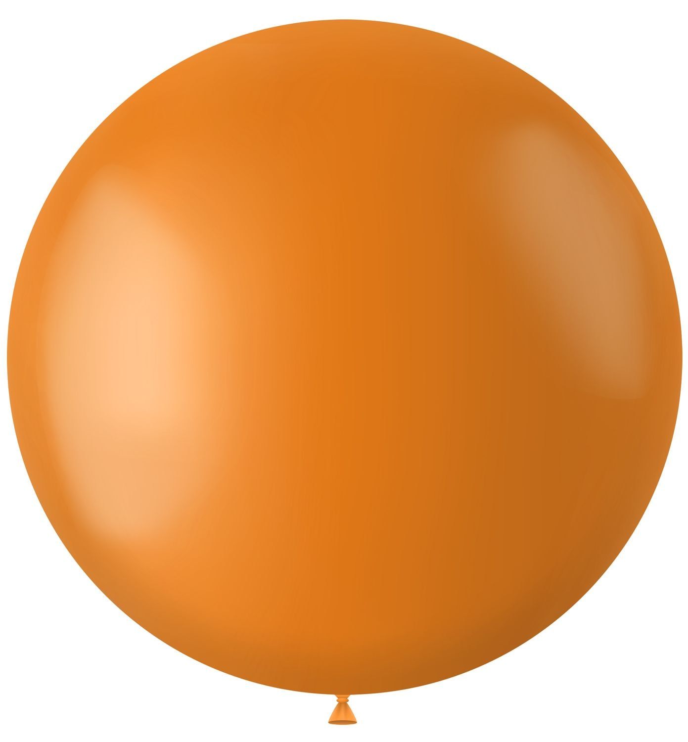 Knal oranje ballon matte kleur