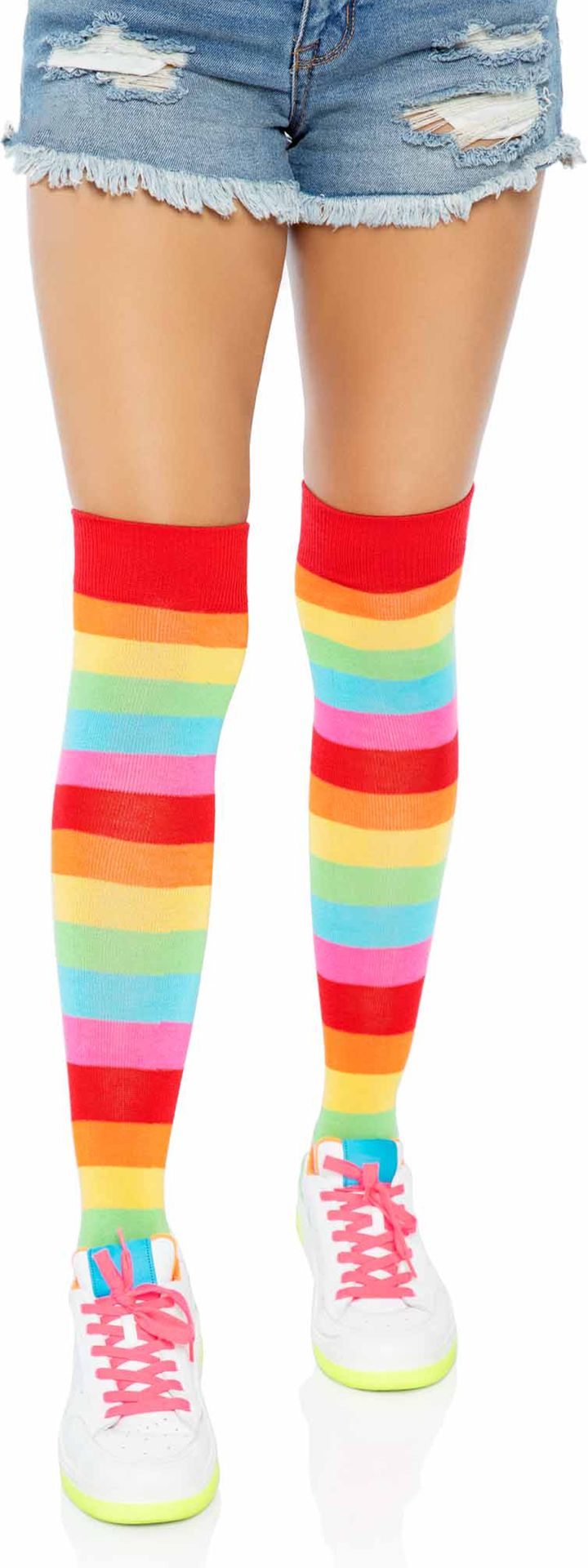 Kniekousen regenboog kleuren