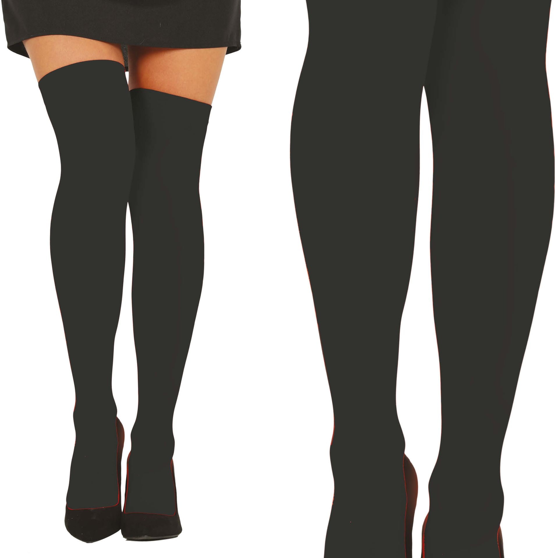 Kniekousen Zwart Dames