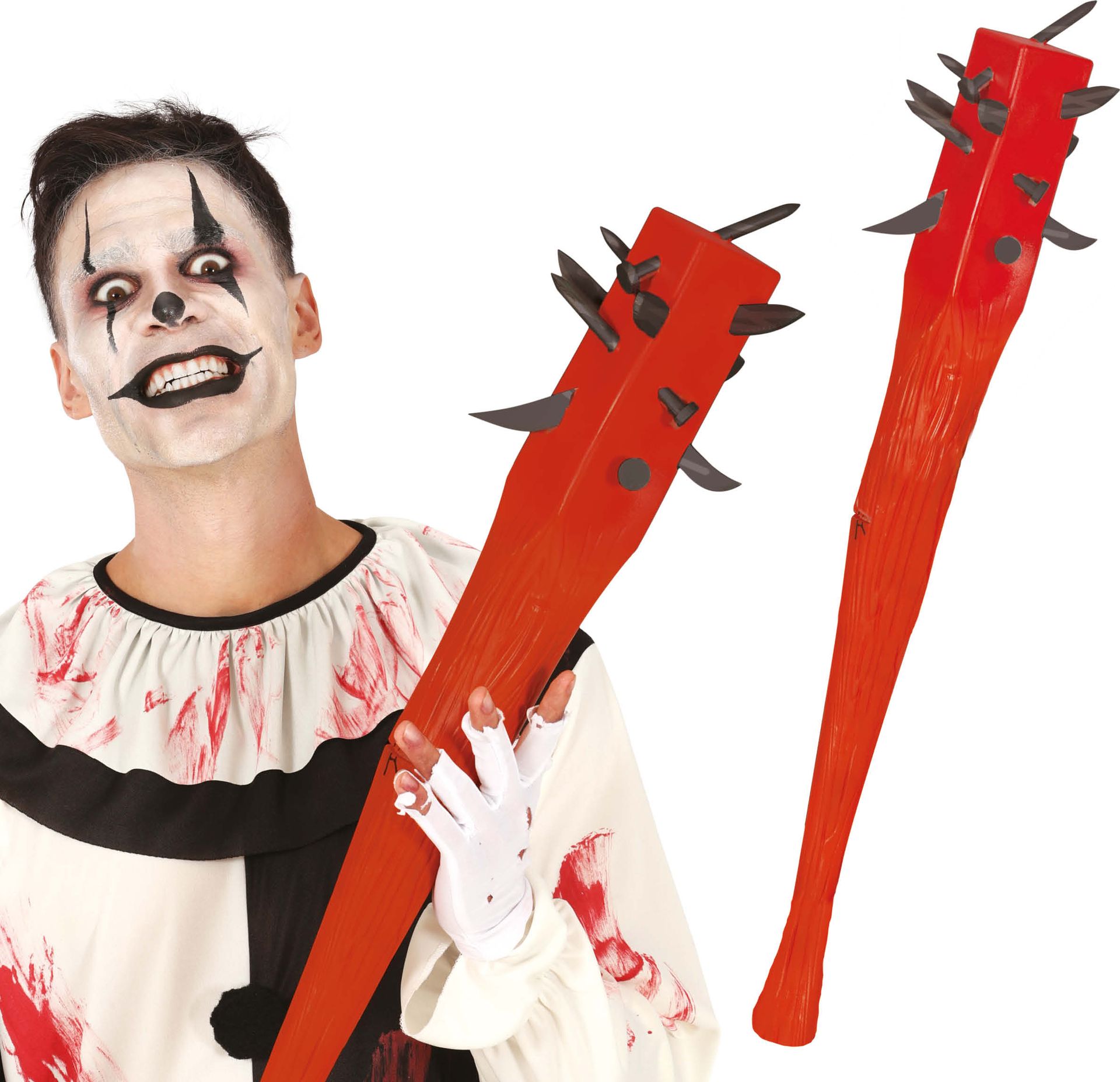 Knuppel met spijkers 73 cm halloween