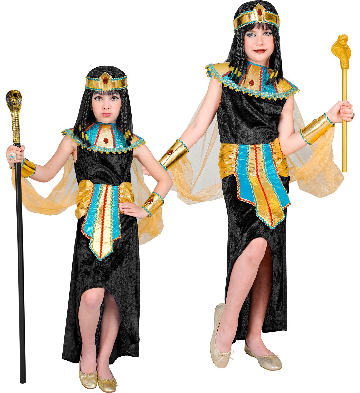 Koningin cleopatra jurk kind