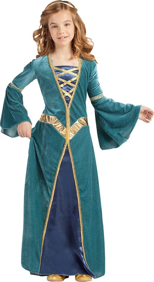 Koninginnenjurk Blauw Meisjes