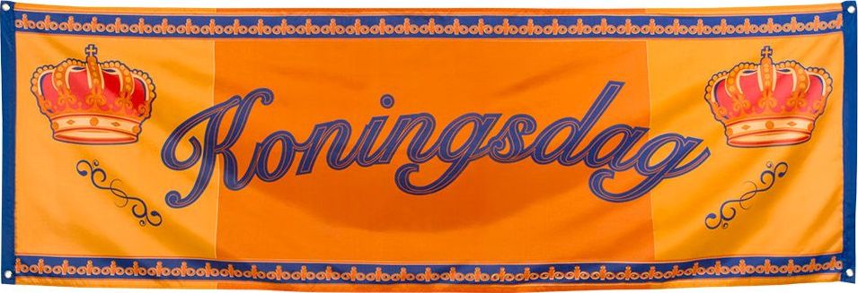 Koningsdag banner oranje