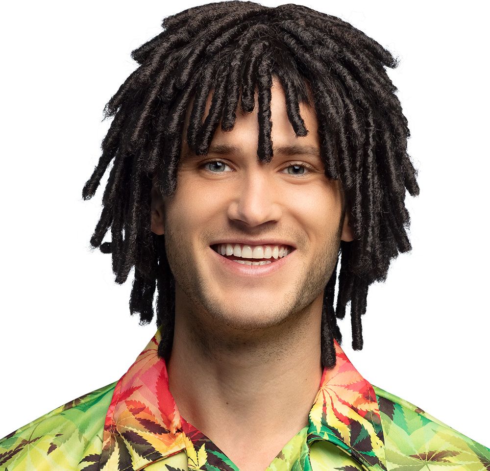 Korte rasta pruik heren