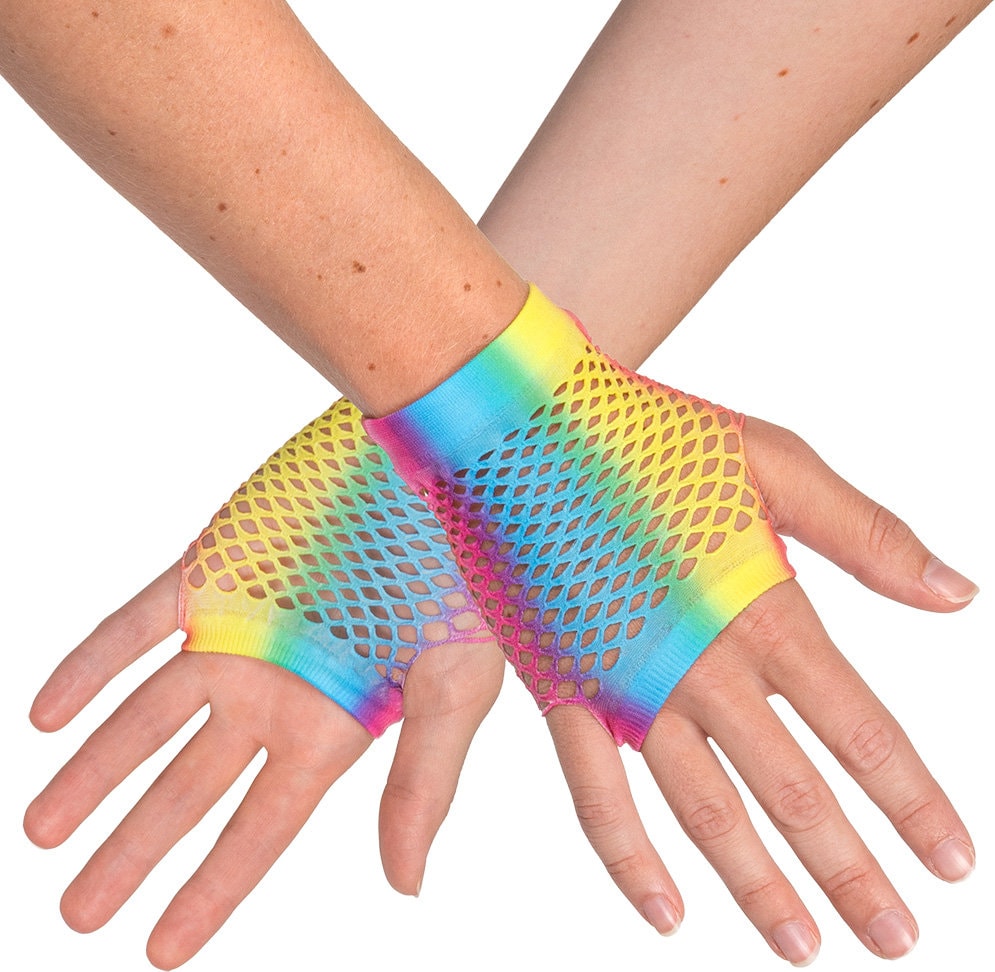Korte Vingerloze Handschoenen Pride