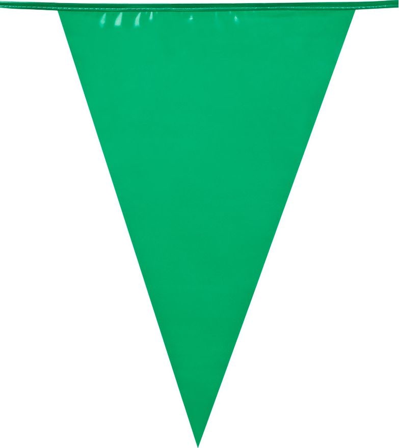 Korte vlaggenlijn groen