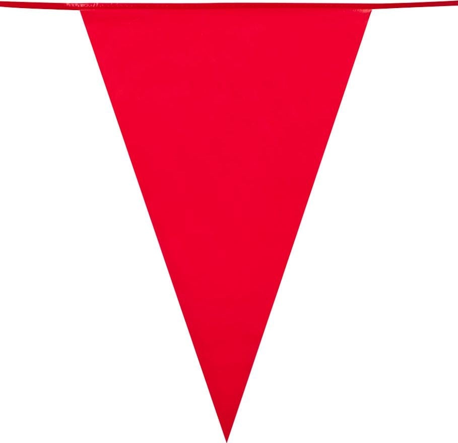 Korte vlaggenlijn rood