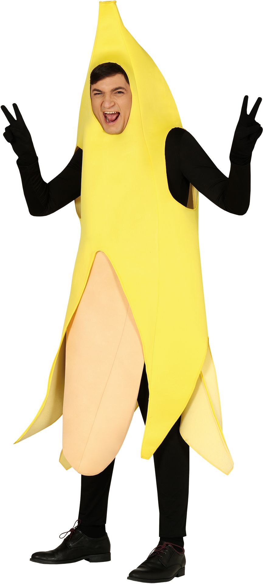 Kostuum gepelde banaan