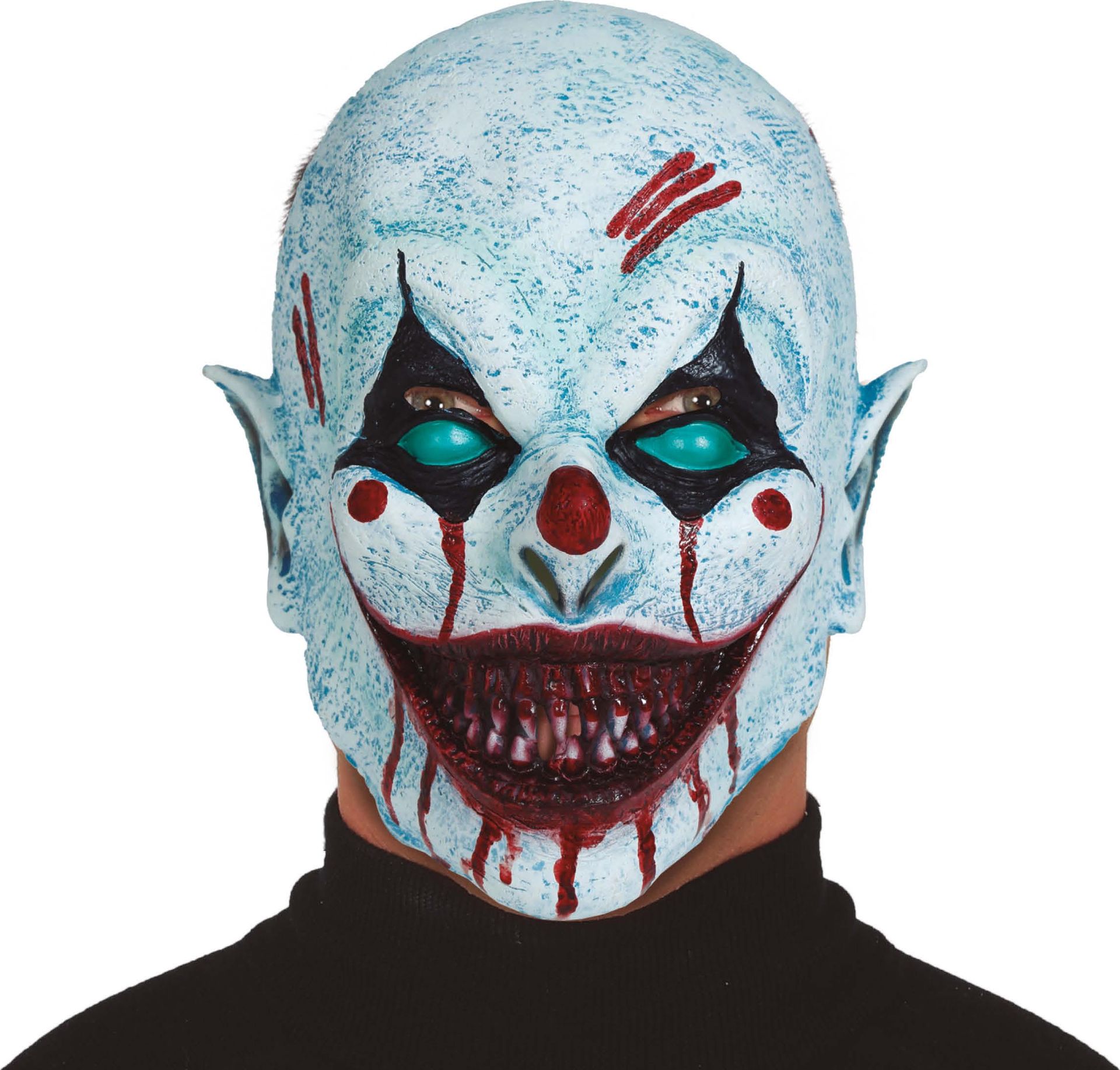 Lachende killerclown masker halloween
