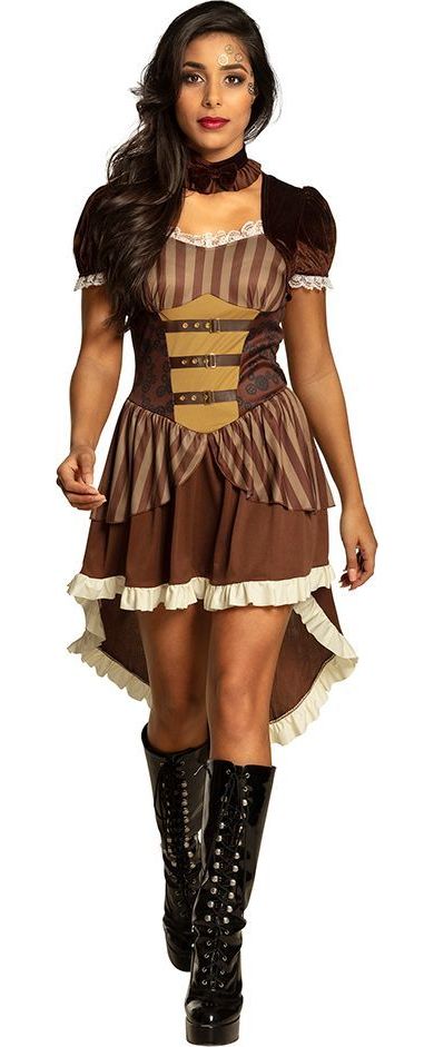 Lady steampunk outfit dames