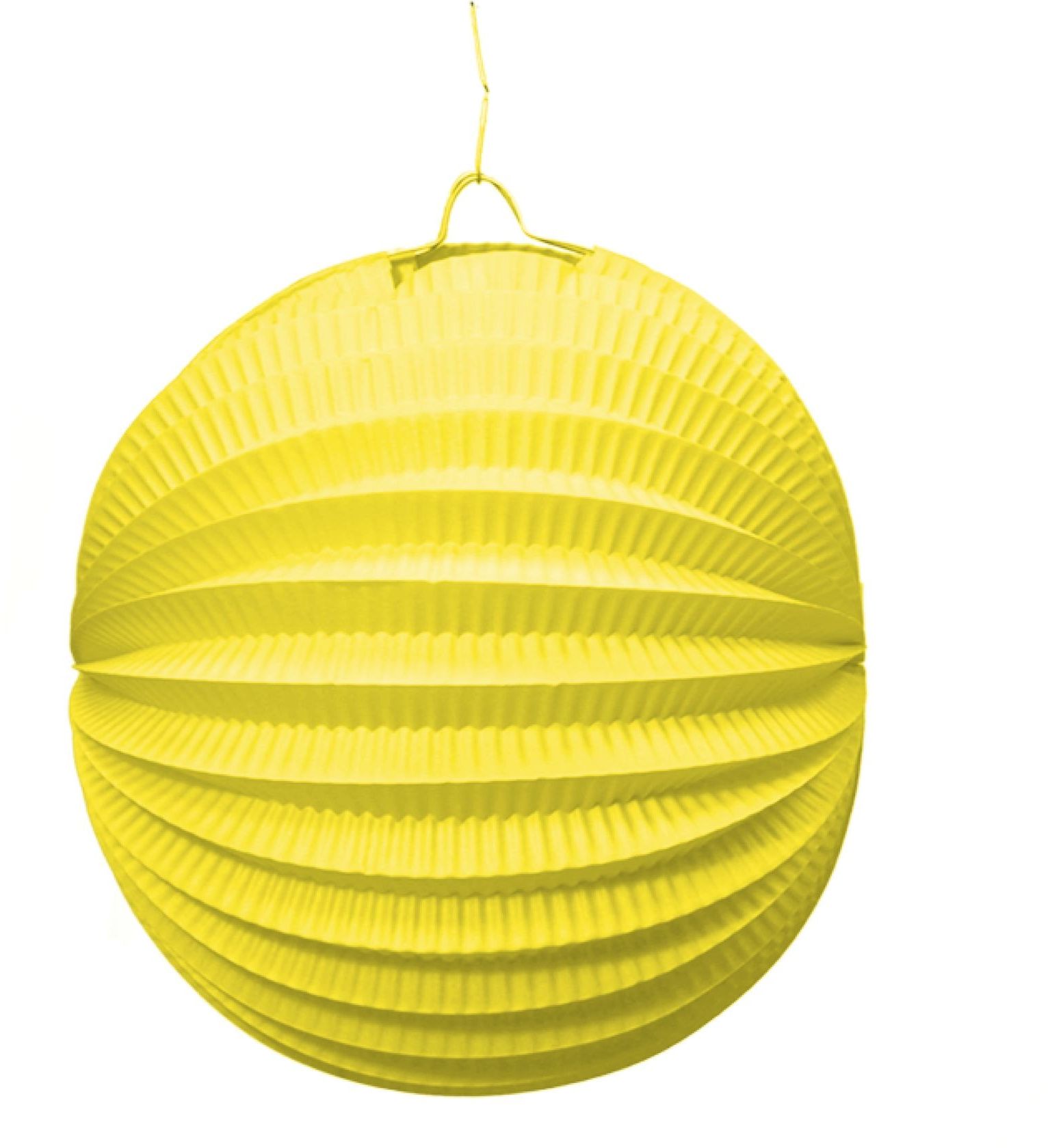 Lampion decoratie geel