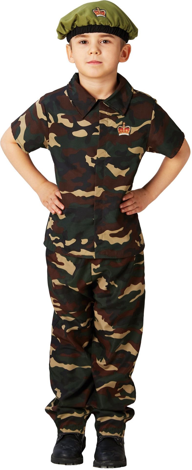 Landmacht Soldaat Camouflage Kostuum Kinderen