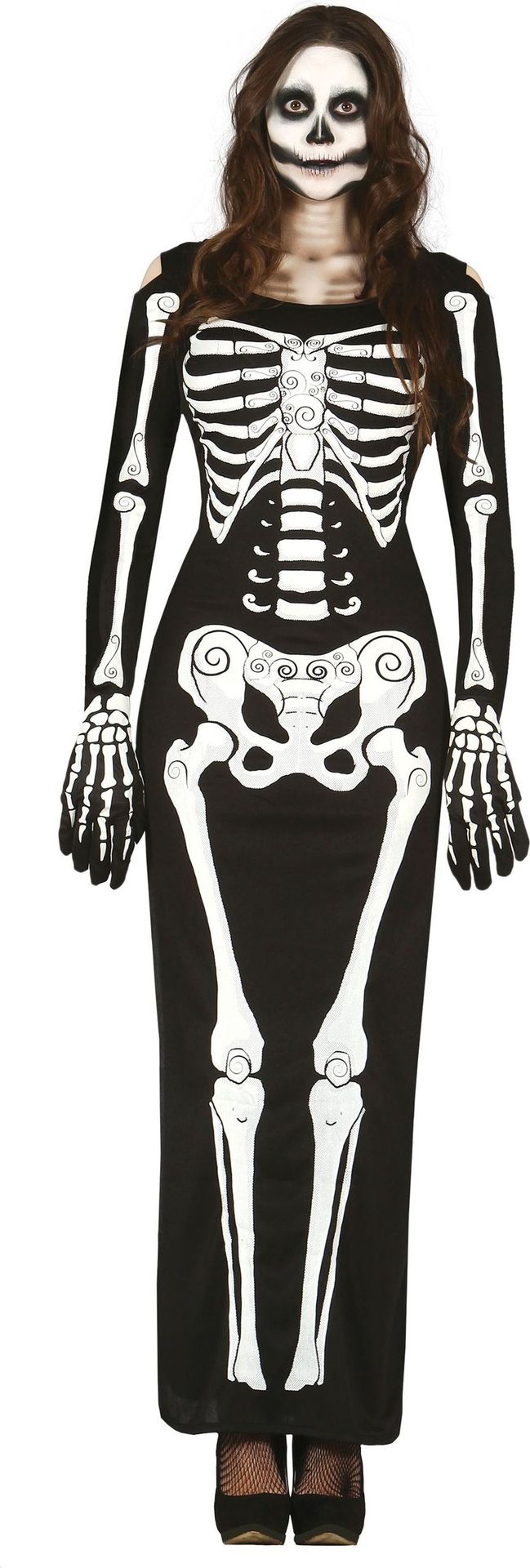 Lang skelet jurkje