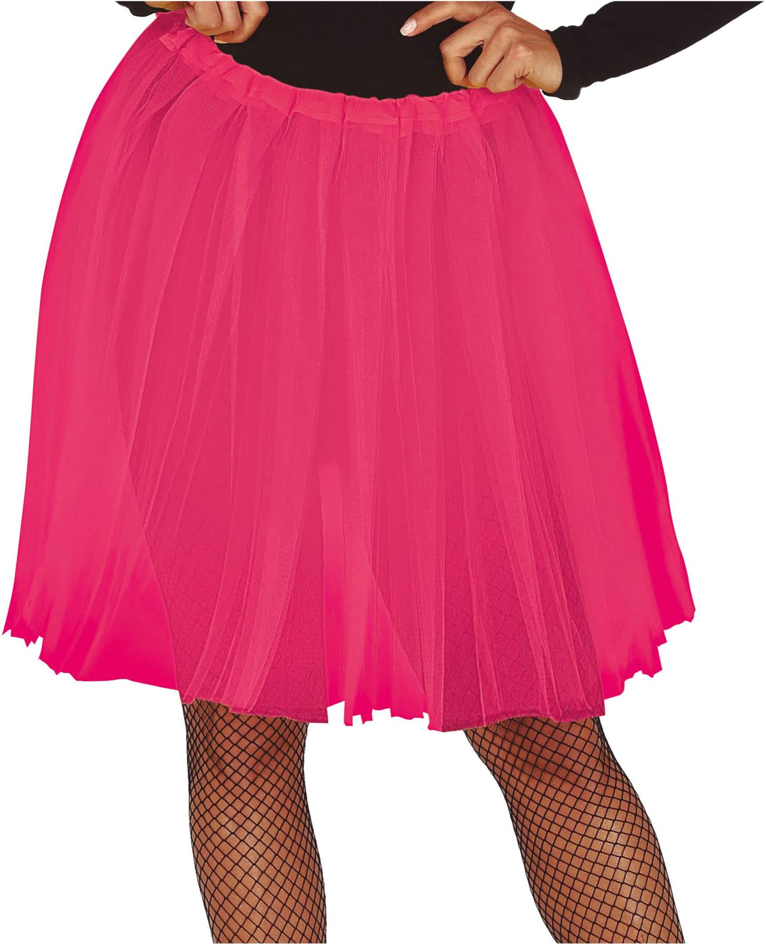 Lange Donkerroze Tutu Dames